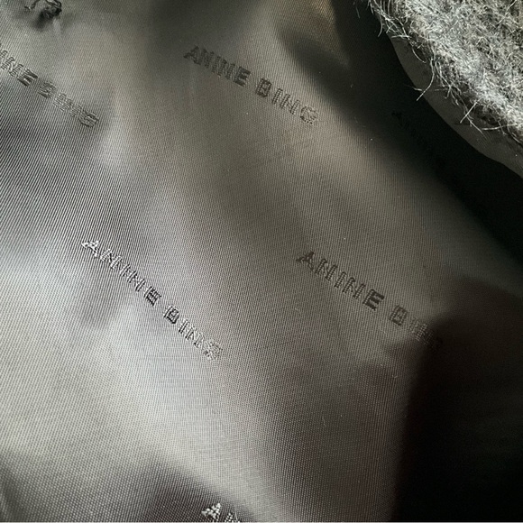 Anine Bing Anitta Jacket Black Tweed Jacket with Gold Buttons - Picture 15 of 16